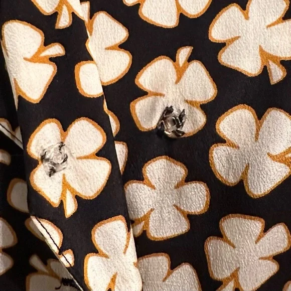 Vintage Beautiful Escada Black/White/Tan Dress by Margaretha Ley - Picture 11 of 11